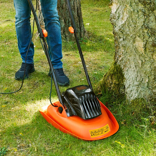 Black + Decker BLACK+DECKER 30cm Electric Hover Mower with GL250 Grass Strimmer 2