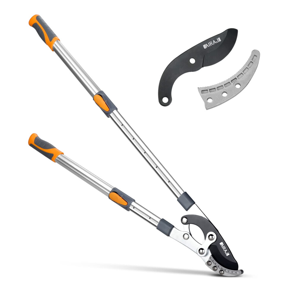 AIRAJ Telescopic Loppers 70-103CM, Loppers Heavy Duty, with Replacement Blades,SK-5 Steel Blade and Teflon-Coated,Six-Way Adjustable-image-OPC-PGN8957-NEW