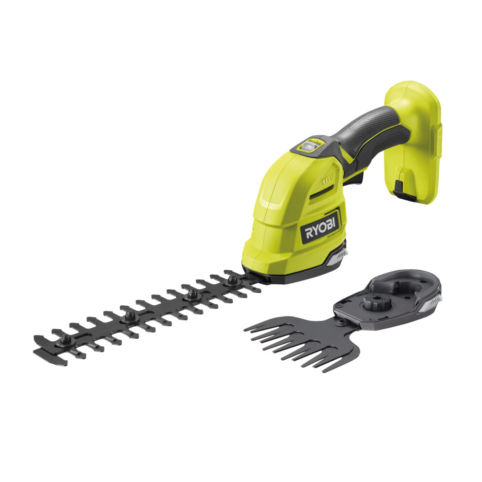 Ryobi - RY18GSA-0 Lawn Shears (120 mm) / Plant Sculptor (200 mm) 18 V ? Sold Without Battery or Charger, Green & Anthracite