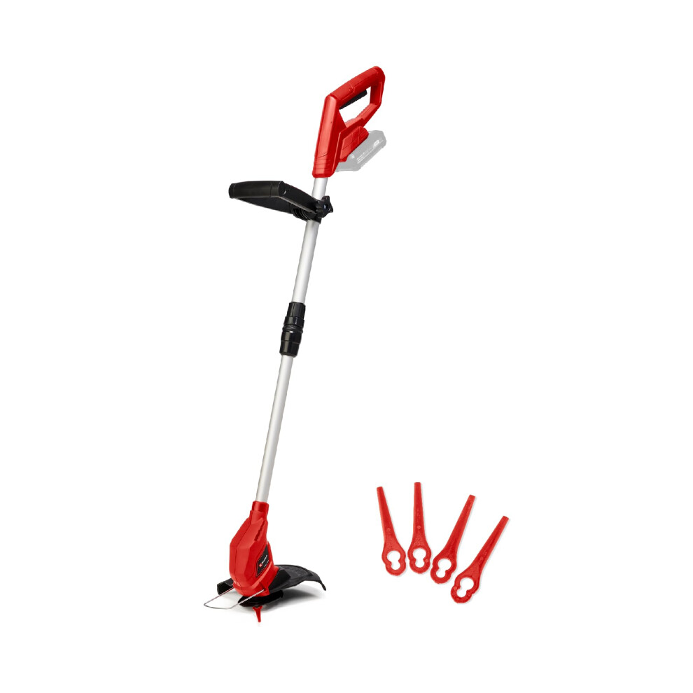 Einhell Power X-Change 18/24 Cordless Strimmer - 18V Lightweight Battery Grass Trimmer With 20 x Blades, 24cm Cutting Width - GC-CT 18/24 Li Solo