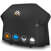 Zettum BBQ Covers 190 CM - 7109 Large Grill Barbecue Cover for Weber Summit 600 series Grill Heavy Duty & Waterproof, PU Coating Cover for Monument,