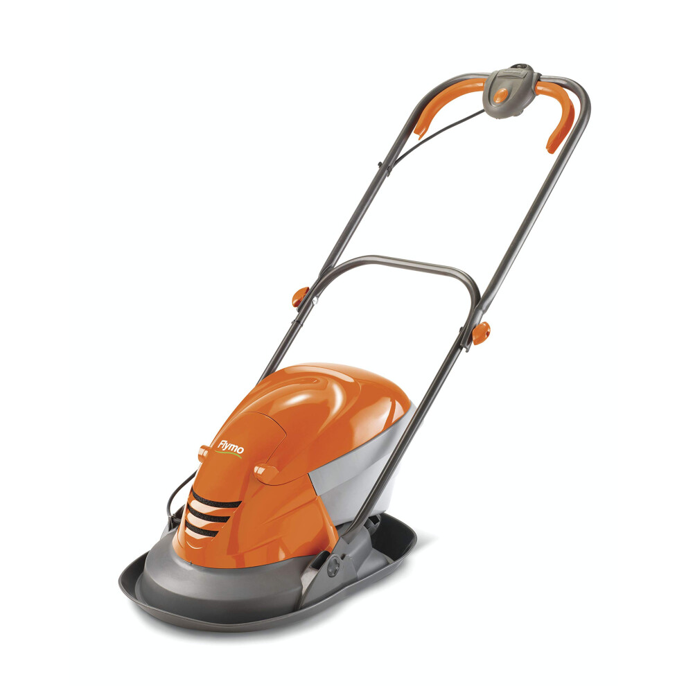 Flymo Hover Vac 270 Electric Hover Lawn Mower, 1400 W, 27 cm Cutting Width, 15 L Grass Box
