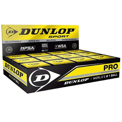 Dunlop DUNLOP Pro Squash Ball Squash Ball Box 12