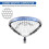 HEAD HEAD Microgel 125 Squash Racquet - Blue/White, Size 100 4