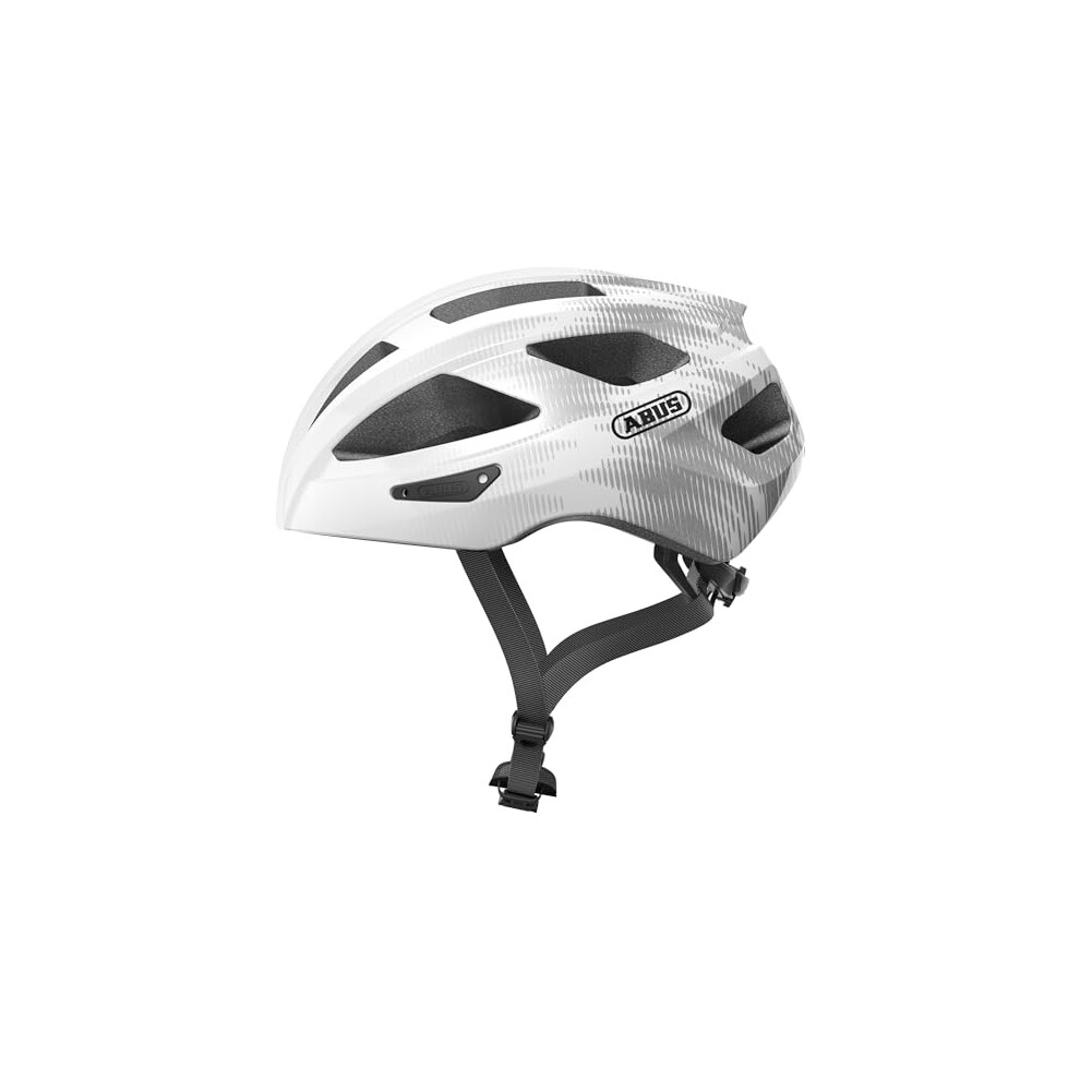 ABUS Macator road bike helmet - sporty bike helmet for beginners - also for pigtail wearers - for men and women