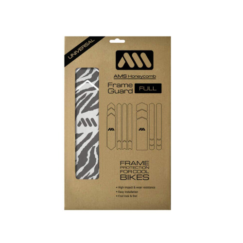 All Mountain Style Unisex's AMS Frame Guard Full, Zebra Grey