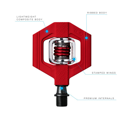 Crankbrothers Candy-1 Pedals, Red 2