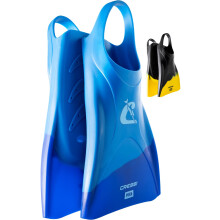 CRESSI Adult Swim Fins - Flexible Silicone for Comfortable and Durable Use, Blue/Azure, 40/43 - Pura: Designed in Italy