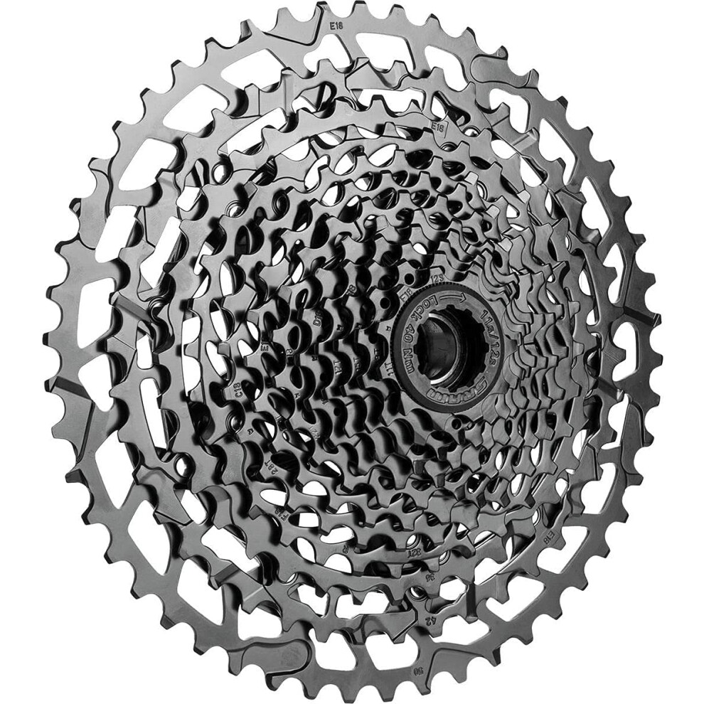 SRAM Unisex's Cassette Pg-1230 11-50 12 Speed Nx Eagle, Black, 12spd