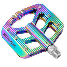 Bike Pedals Oil Slick MTB Pedals Non-Slip BMX Pedals Sealed Bearing Fashion Flat Road Bike Pedals 9/16"