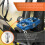 IMPALAPRO - Dual Function Bicycle Pedals 9/16'' Compatible with Shimano - Flat and SPD Clipless Pedals (Blue) 5