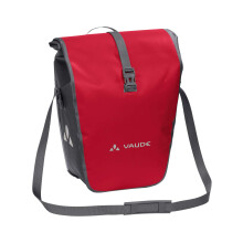 VAUDE Bike Pannier Bag Aqua Back Single 1 x 24 L in Red, Waterproof Rear Bike Pannier, Pannier Bag for Bicycles, Easy Attachment ? Made in Germany
