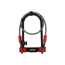 Zefal 4944B K-Traz U13 & Cable U-Lock, Black, 115 x 230mm / 120cm