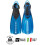 Cressi Cressi Maui Fins,Black / Blue 2