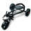 EZE Glide Junior Cruiser 3 Wheel Golf Trolley, Black 2