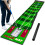 SAPLIZE Golf Putting Mat, Visible Trajectory Tracing, Multiple Training Modes, with Putting Alignment Mirror and Adjustable Green Slopes, Putting 1