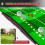 SAPLIZE Golf Putting Mat, Visible Trajectory Tracing, Multiple Training Modes, with Putting Alignment Mirror and Adjustable Green Slopes, Putting 5