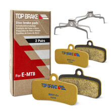 TOP BRAKE 2 Pairs Disc Bike Brake Pads for Shimano 4 Piston Saint BR-M810 M820 Zee M640 XTR-M9120, Deore XT BR-M8020, M8120,M6120,BR-MT420,MT510,MT520