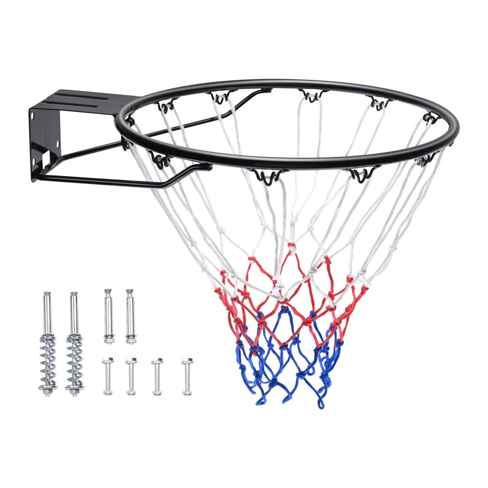 Photos - Basketball Hoop Vevor Basketball Rim, Wall Door Mounted , Heavy Duty Q235 Basketball Flex Rim Goal Replacement with Net and D 
