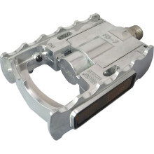 MKS FD-7 Folding Pedal: Foldable, compact, perfect for commuters, Metallic