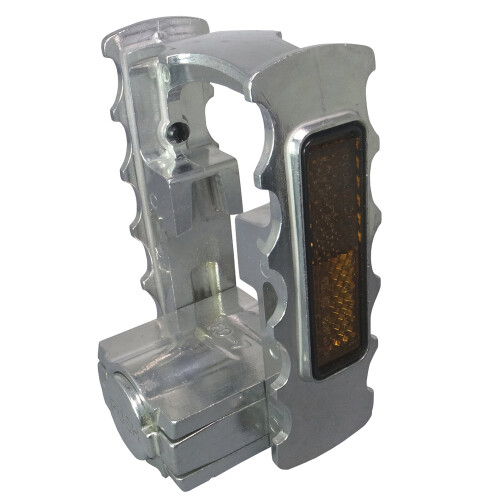 MKS FD-7 Folding Pedal: Foldable, compact, perfect for commuters, Metallic 2