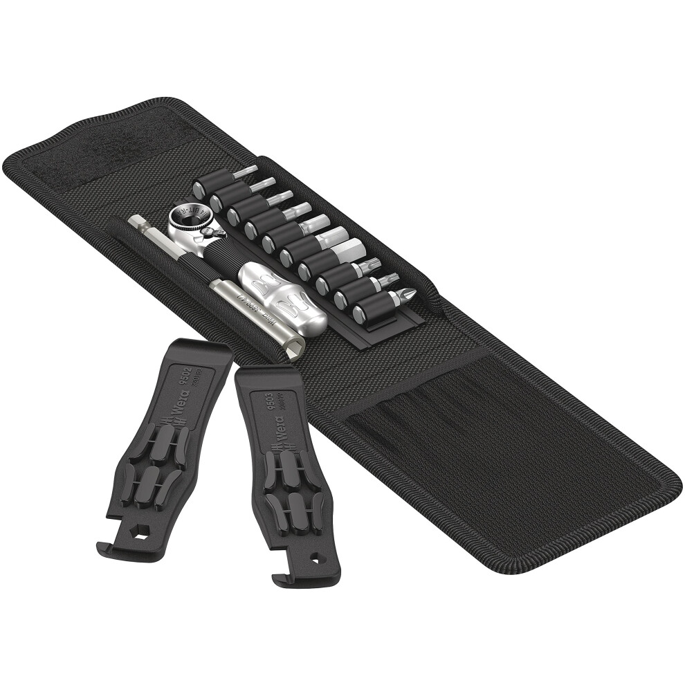 Wera 05004170001 Bicycle Set 1, ratchet set, bicycle, 14 pieces , Black