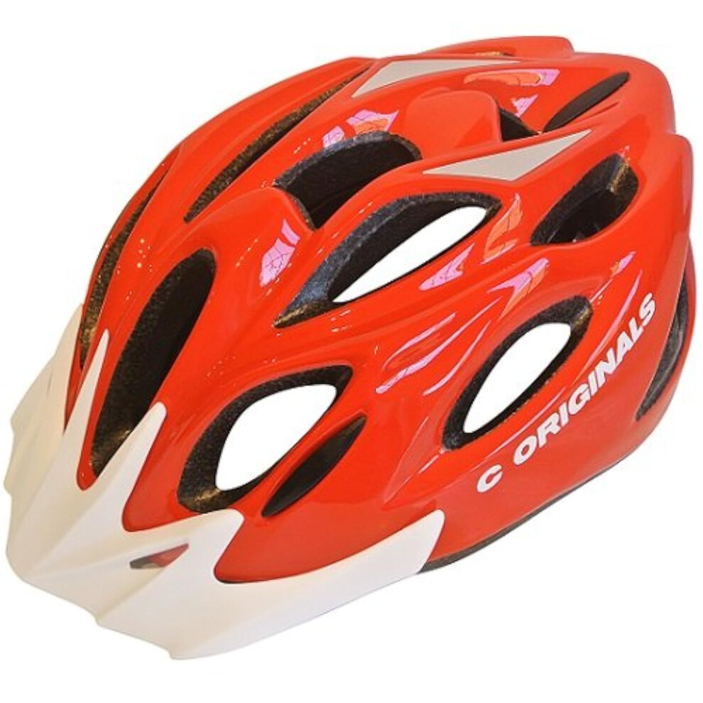 C ORIGINALS S380 BIKE HELMET CYCLE HELMET FIRE RED