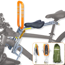 UrRider Child Bike Seat, Front Mount Kids Bike Seat,Fit Mountain Bikes, Cruiser Bikes, Folding Bikes, Ultra Light,Portable, Tool-Free,