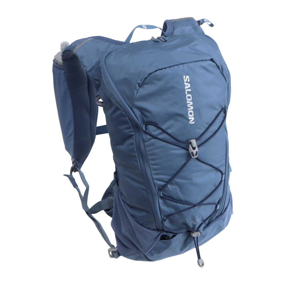Salomon Agile 12 Unisex Hydration Vest, Trail Running, MTB, Running, Hiking, Dynamic Comfort, Quick Access, and Multi-purpose, Blue