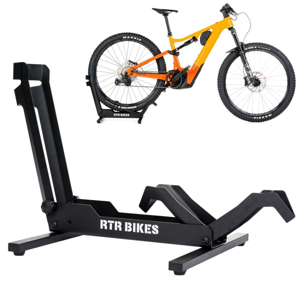 RTR BIKES Brutus Professional standing Bike Stand - Ideal for your garage, home or bike shop