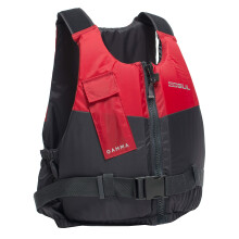 Gul Gamma 50N Buoayancy Aid in Grey and Red - Unisex - Lightweight Adjustable Safety with Hard Wearing Nylon