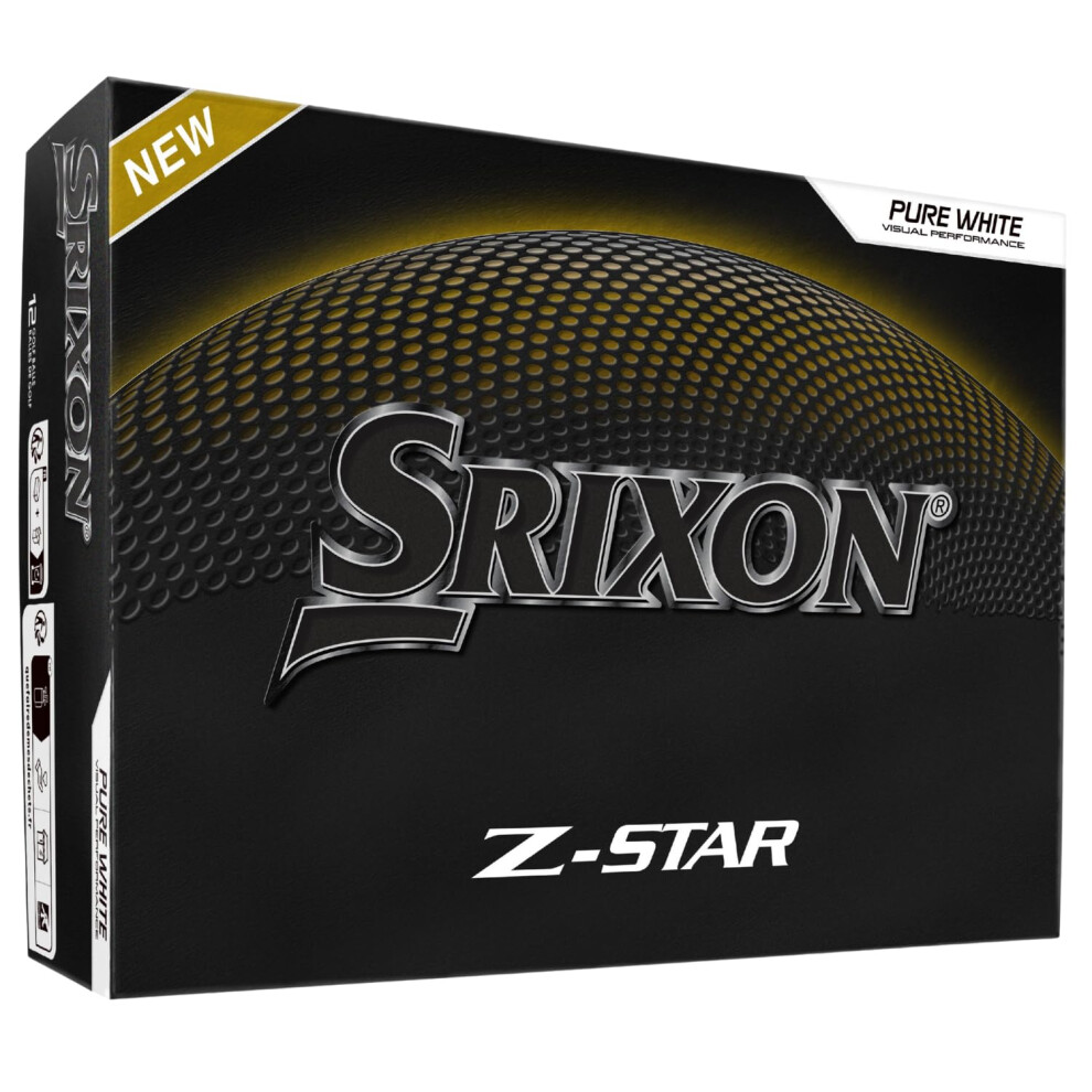 Srixon Z-STAR 9 - High Performance Golf Ball | Extreme Distance & Spin | FastLayer DG Core 2.0 | Spin Skin+ Cover | Soft Feel & Control | Available in