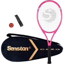 Senston Tennis Racket 27'' for Adults Aluminum Alloy Tennis Racquet Set with Premium Carry Case, Including 1 Overgrip + 1 Vibration Dampeners
