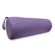 QUIRUMED Roller Cushion, 55 x 20 cm, Purple, Leatherette, Ergonomic, Foam Filling, Yoga, Fitness, Massage