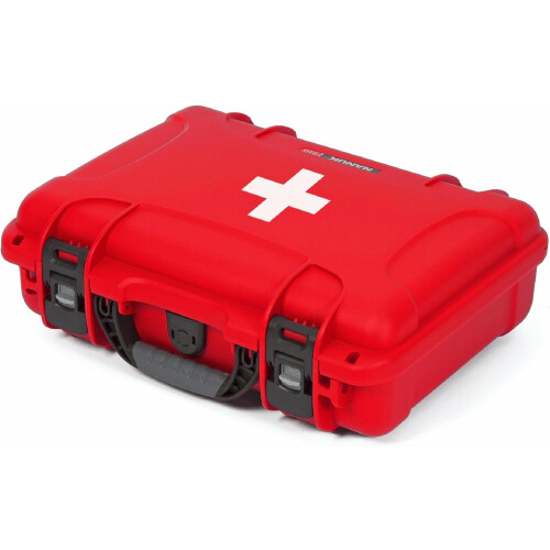 Nanuk 910 First AID Waterproof Hard Case Empty - Red 1