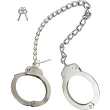 Yoghourds Double Lock Leg Cuffs Ankle Handcuffs?Adjustable Heavy Duty Leg Irons Tactical Steel Metal Law Enforcement Foot Cuffs in Professional Grade