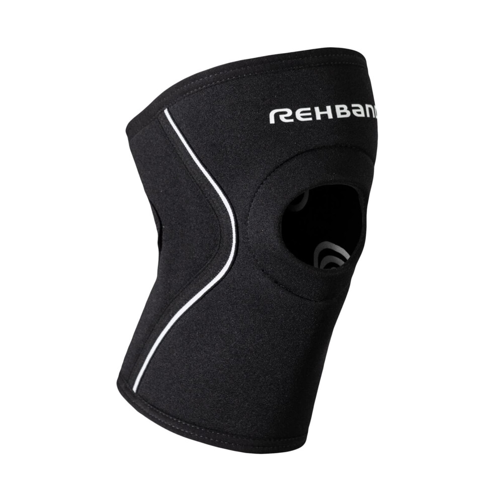 Rehband Open Patella Knee Brace 5Mm Neoprene, Supportive Knee Sleeve With Patella Support, Knee Protection For Strength Training, Jogging & Fitness,
