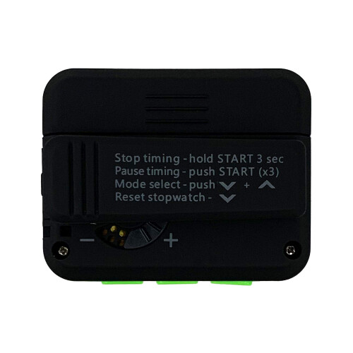 Gymboss PLUS Interval Timer and Stopwatch Strap - Bundle (Black with Green buttons) 2
