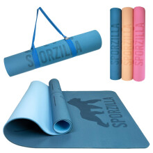 Sporzilla ? Premium XL Fitness and Yoga Mat, Extra Wide 80 cm, 8 mm Thick, Non-Slip & Non-Toxic, with Guide Lines