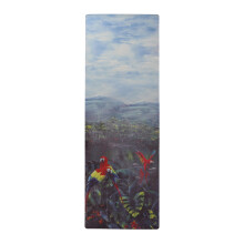 YOGA DESIGN LAB | The Combo Yoga Mat | 2-in-1 Mat+Towel | Eco Luxury | Ideal for Hot Yoga, Power, Bikram, Ashtanga, Sweat | Studio Quality | Includes
