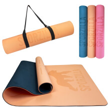 Sporzilla ? Premium Fitness and Yoga Mat, Extra Wide 80 cm, 8 mm Thick, Non-Slip & Non-Toxic, with Guide Lines