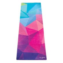 YOGA DESIGN LAB | The Combo Yoga Mat | 2-in-1 Mat+Towel | Eco Luxury | Ideal for Hot Yoga, Power, Bikram, Ashtanga, Sweat | Studio Quality | Includes