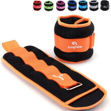 Ankle Weights for Women, Men and Kids - 2.5kg x 2 Strength Training Leg/Wrist/Arm Weight with Adjustable Strap for Pilates, Jogging, Gymnastics,