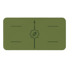 Liforme Yoga Pad - Patented Alignment System, Warrior-like Grip, Non-slip, Eco-friendly and biodegradable, 4.2mm thick pad for knee, elbow and hand