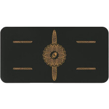 Liforme Yoga Pad - Patented Alignment System, Warrior-like Grip, Non-slip, Eco-friendly and biodegradable, 4.2mm thick pad for knee, elbow and hand