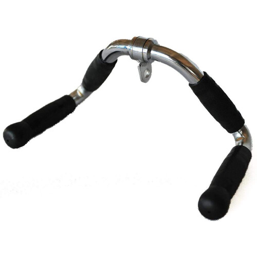 Barbell Cable Attachment For Cable Machines, Lat Pull Down Bar Cable Machine Attachments, Tricep Press Down Bar, Revolving Straight Curl Pulldown Bar 2