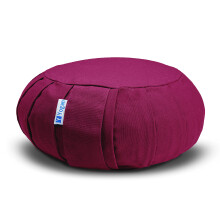 Yogan Yoga Cushion/Meditation Cushion | Natural Buckwheat Hulls Filling | Outer Cover (Could be Removed and Washed) - Made of 100% Organic Cotton