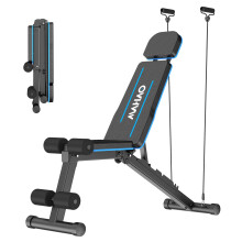 MAHAO Weight Benches Adjustable Workout Bench Foldable Bench Press for Home Gym Incline Decline Flat Exercise bench for Strength Training with