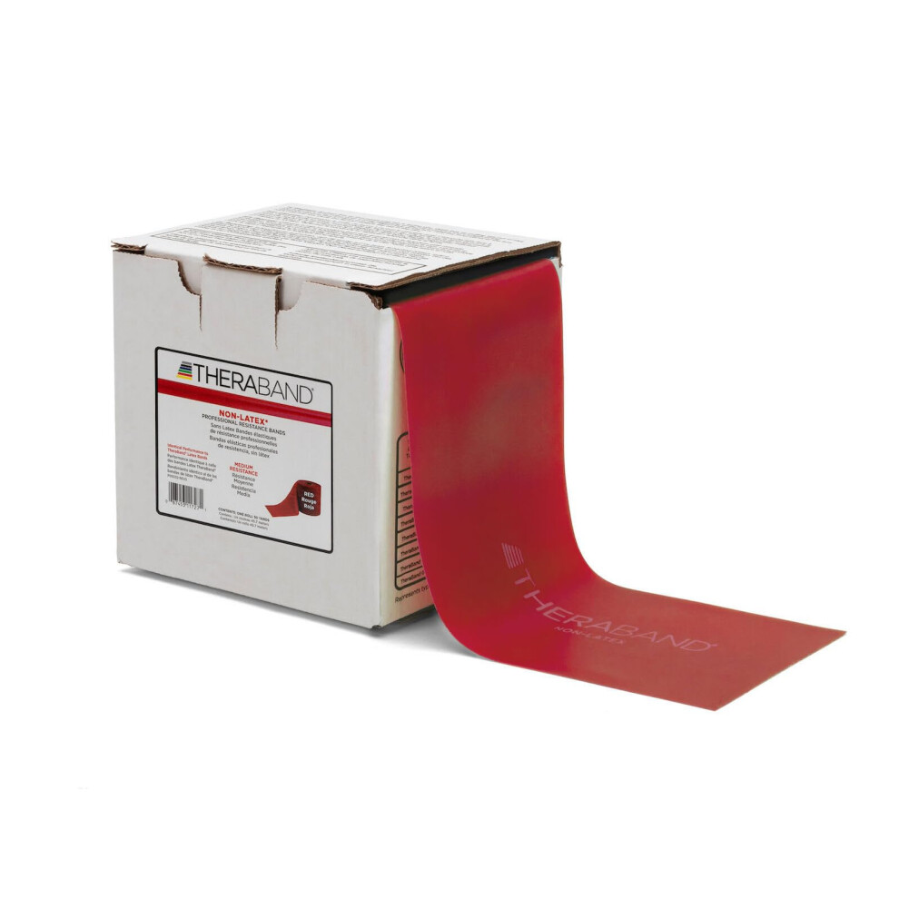 Theraband Latex-Free 50 Yd, Red, Medium