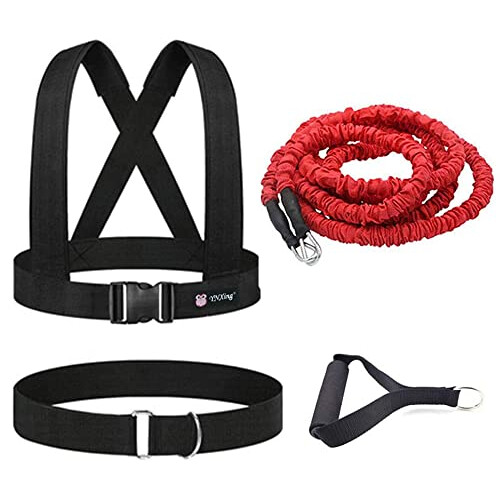 YNXing Resistance Training Rope Explosive Force Bounce Physical Training Resistance Rope Improving Speed, Stamina and Strength